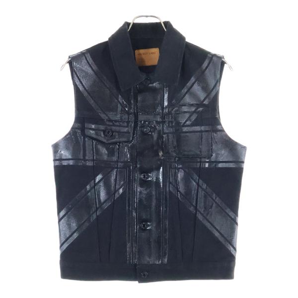 HELMUT LANG ヘルムートラング 90s UNION JACK RUBBER PAINTED...