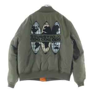 STUSSY ステューシー ×CDG MA-1 Jacket 40周年記念 コムデギャルソン コラボ ジャケット カーキ