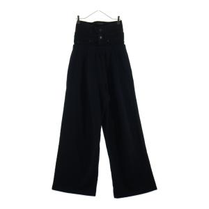 BALENCIAGA バレンシアガ 24AW Denim Layered Sweatpants デニムレイヤード ワイドスウェットパンツ ブラック 808816 TNVI7