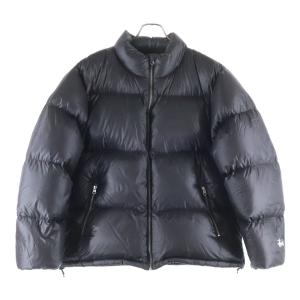 STUSSY ステューシー Down puffer parachute ナイロン パファー パラシュート ダウンジャケット チャコールグレー