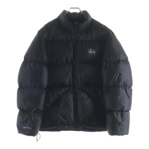STUSSY ステューシー MICRO RIPSTOP DOWN JACKET マイクロリップストップ ダウンジャケット ナイロン ブラック