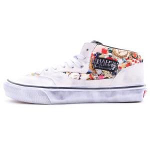 VANS ヴァンズ ×Supreme × Mike Kelley Half Cab ×シュプリーム × マイク・ケリー × ハーフキャブ ホワイト
