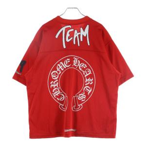 CHROME HEARTS クロムハーツ PPO FORM TEAM MESH WARM UP JERSEY TEE MATTY BOYプリントメッシュTシャツ レッド