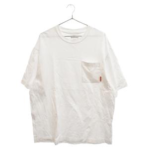 Acne Studios アクネ スティディオス 無地半袖カットソー Tシャツ コットン ホワイト FN-MN-TSHI000296｜shopbring