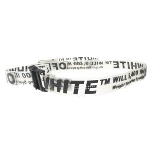 OFF-WHITE オフホワイト INDUSTRIAL RUBBER BELT インダストリアルラバーベルト スケルトン グレー｜shopbring
