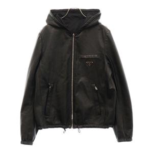 PRADA プラダ Re-Nylon ナッパレザー リバーシブル ブルゾン PRADA プラダ Re-Nylon ナッパレザー リバーシブル ブルゾン