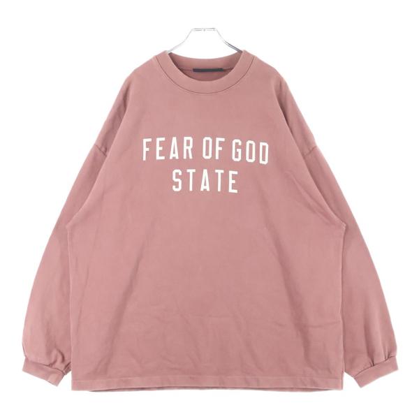 フィアオブゴッド エッセンシャルズ HEAVY LONG SLEEVE TEE フロントロゴプリント...