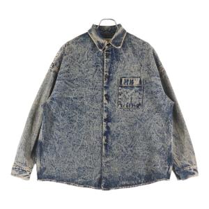 MARNI◇21AW/サステナブルウールギャバジン/長袖シャツ/48/ウール/BLK