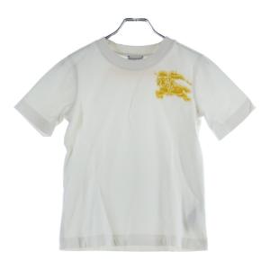 バーバリー 25SS EKD Logo Crewneck Tee 8090643 グラフィックロゴプリント クルーネック半袖Tシャツカットソー ホワイト レディース