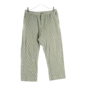 STUSSY ステューシー 20SS Bryan Diamond PANT ブライアン ダイアモンド ドローコード付きイージーパンツ オリーブ