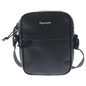 SUPREME シュプリーム 24AW Leather Shoulder bag レザーショルダーバッグ ブラック