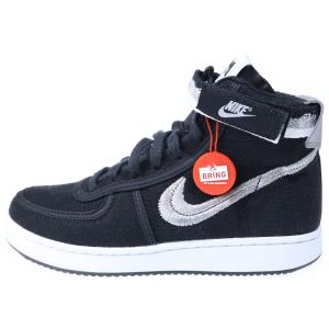NIKE ナイキ ×STUSSY Vandal High Black バンダル ハイカットスニーカー US5/23.5cm ブラック DX5425 001
