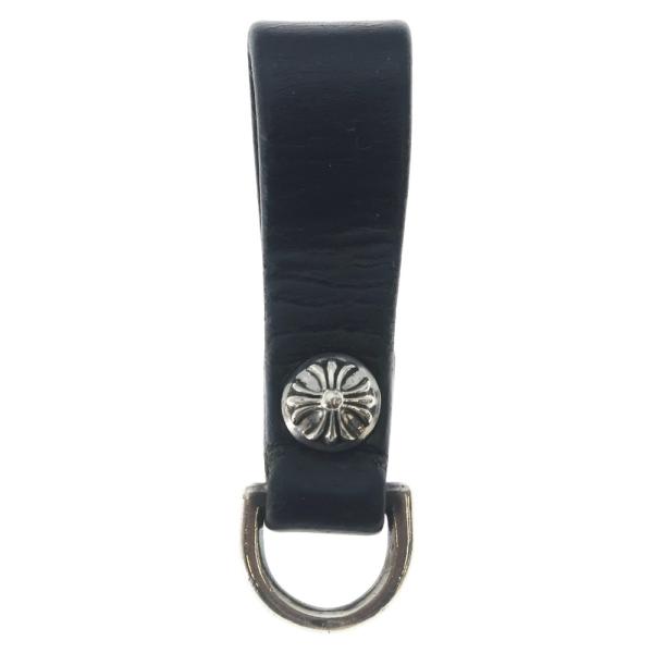 CHROME HEARTS クロムハーツ BELT LOOP クロスボールボタンレザーベルトループ ...