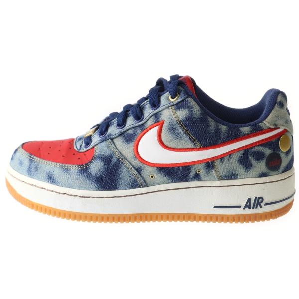 ナイキ Air Force 1 Low Acid Washed Denim エアフォース1 ロー ア...