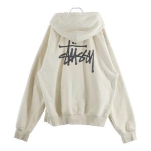 ステューシー Basic Stussy Full Zip Hooded Sweat ベーシック ステューシー フルジップアップパーカー フーディー ベージュ 1974762