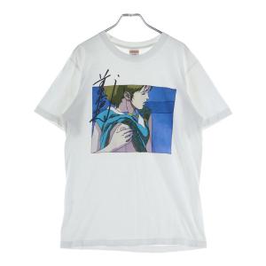 シュプリーム 15AW ×Toshio Maeda Overfiend Touch Tee ×前田俊夫 グラフィックプリント クルーネック半袖Tシャツカットソー ホワイト
