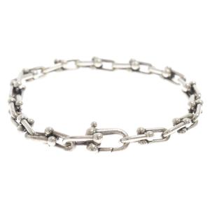 TIFFANY & Co. ティファニー Hard Wear Micro Link Bracelet ハードウェアマイクロリンクブレスレット シルバー ミディアム｜shopbring