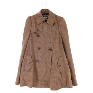 JUNYA WATANABE COMME des GARCONS ジュンヤワタナベ コムデギャルソン ウールチェックチェスターコート JB-C021 ベージュ レディース｜shopbring