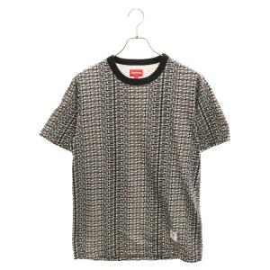 SUPREME シュプリーム 15SS Pissed Top 総柄プリントTシャツ ブラック