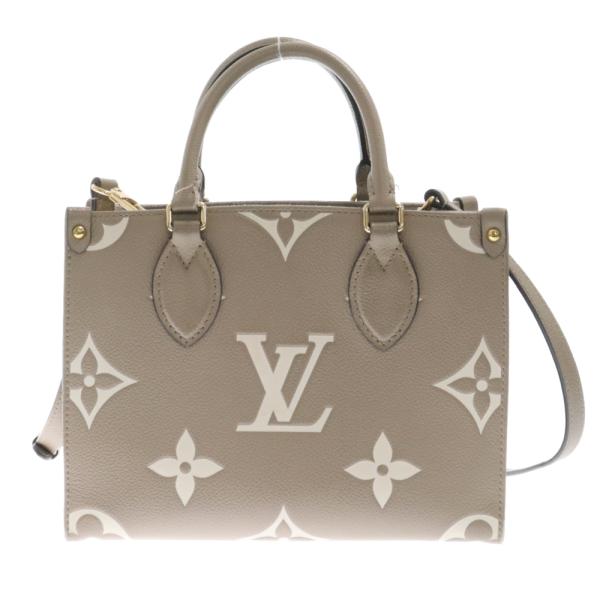 LOUIS VUITTON ルイヴィトン モノグラムアンプラント オンザゴー PM 2WAY トゥル...