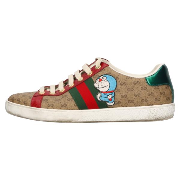 GUCCI グッチ×ドラえもん Ace Sneaker GGスプリーム シェリーライン エース ロー...