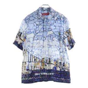 SUPREME シュプリーム 24SS Mosaic S/S Shirts モザイク 半袖シャツ ホワイト