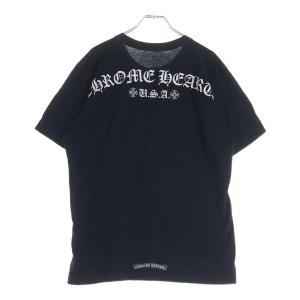 CHROME HEARTS クロムハーツ バック アーチ ロゴ プリント 半袖 Tシャツ カットソー ブラック ‐
