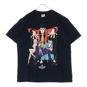 SUPREME シュプリーム 23SS ×UNDERCOVER Lupin Tee アンダーカバー フロント ルパン三世 プリント 半袖Tシャツ カットソー ブラック