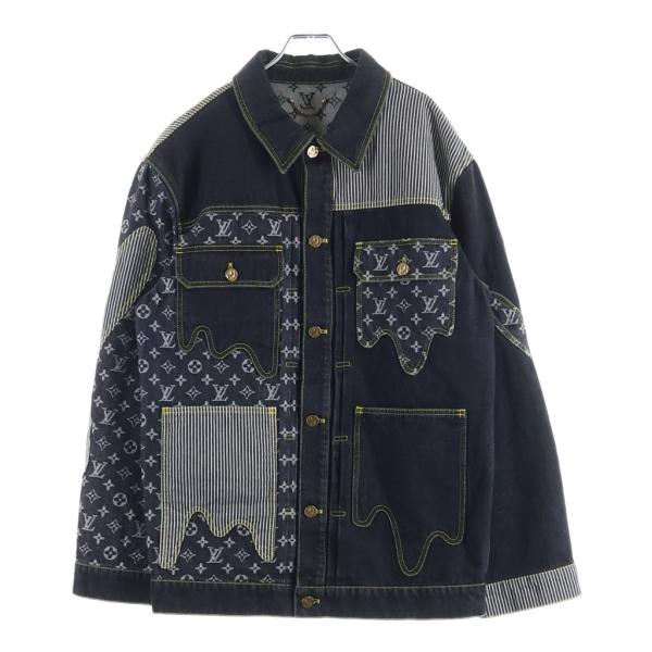 ルイヴィトン 22SS ×NIGO MONOGRAM CRAZY DENIM JACKET ニゴ モ...