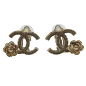 CHANEL (シャネル) ココマークフラワーデザインイヤリング