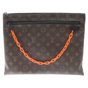 LOUIS VUITTON ルイヴィトン 19SS モノグラム ソーラーレイポシェットA4・クラッチバッグバッグ ブラウン M44484/TN4188｜shopbring