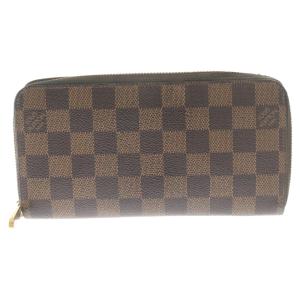 LOUIS VUITTON ルイヴィトン ジッピーウォレット ラウンドファスナー長財布 ダミエエベヌ N60015 ブラウン｜shopbring