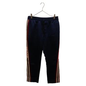 GUCCI グッチ Acetate Jogging Trouser With Stripe In Blue 495697 Z791A ストライプアセート ジョギングパンツ ブルー｜shopbring