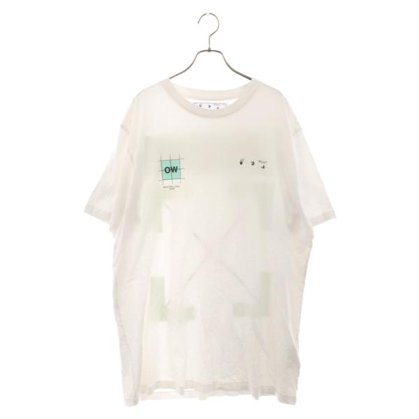 OFF-WHITE オフホワイト LANDSCAPE ランドスケープ プリント半袖Tシャツ ホワイト...