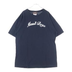 MASU エムエーエスユー 5SS MASU BOYS T-SHIRT ロゴプリント 半袖Tシャツ カットソー ブラック B25K6CS002