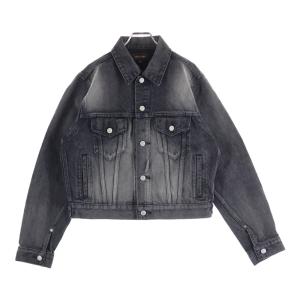 MASU エムエーエスユー MB DENIM JACKET USE ウォッシュ加工 デニムジャケット ブラック B25F9BL002