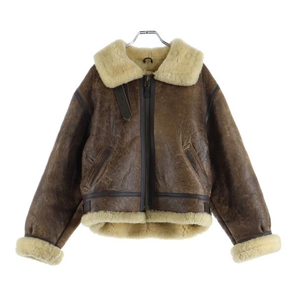 SCHOTT ショット TYPE B-3 B-3フライトジャケット ムートンボアジャケット ブラウン...