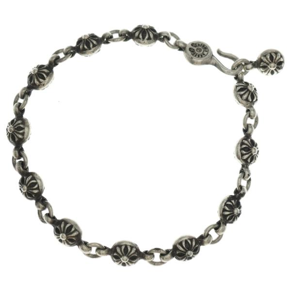 CHROME HEARTS クロムハーツ NO1 BALL #1クロスボールブレスレット シルバー ...