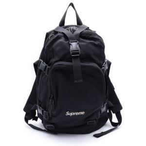 SUPREME シュプリーム 19AW Backpack ロゴデザイン バックパック ブラック
