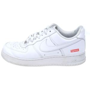 ナイキ ×SUPREME AIR FORCE 1 LOW シュプリーム エア フォース 1 レザーローカットスニーカー US8.5/26.5cm CU9225-100