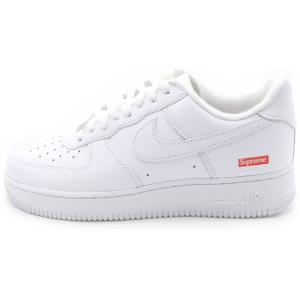 NIKE ナイキ ×SUPREME AIR FORCE 1 LOW SP シュプリーム エアフォース 1 レザーローカットスニーカー ホワイト US8.5/26.5cm CU9225-100