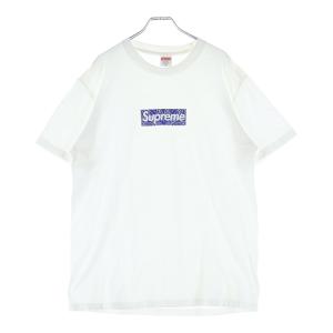 SUPREME シュプリーム 19AW Bandana Box Logo Tee バンダナ ボックスロゴ プリント クルーネック 半袖Tシャツ カットソー ホワイト