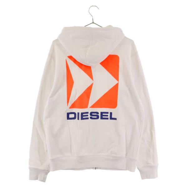 DIESEL ディーゼル バックプリント ジップアップ フーディープルオーバーパーカー 00SHG0...