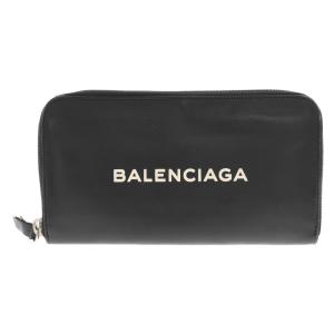 BALENCIAGA バレンシアガ エブリデイ コンチネンタル ジップアラウンド ラウンドファスナー ウォレット 長財布 505052 ブラック｜shopbring