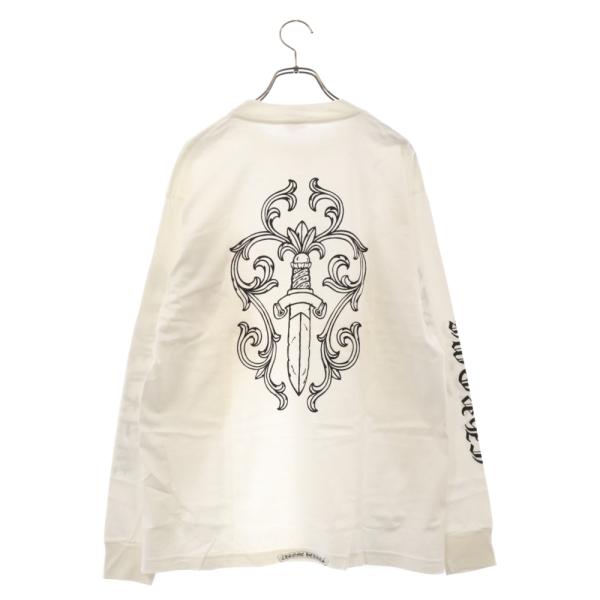 CHROME HEARTS クロムハーツ マックスフィールドLAリミテッドダガープリントロングスリー...