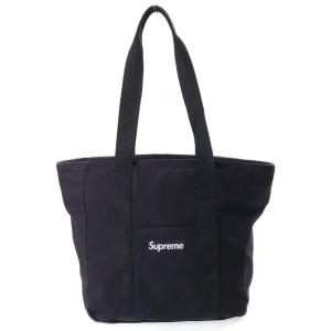 SUPREME シュプリーム BOX LOGO Canvas Tote ボックスロゴ キャンバスハンドトートバッグ ブラック