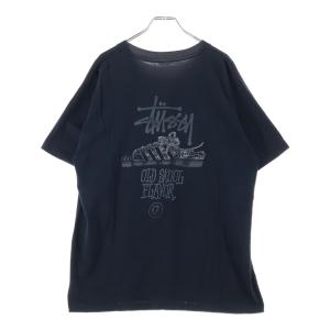 ステューシー 90s OLD SKOOL FLAVOR SUPERSTAR オールドスクール スーパースター 両面プリント クルーネック半袖Tシャツカットソー