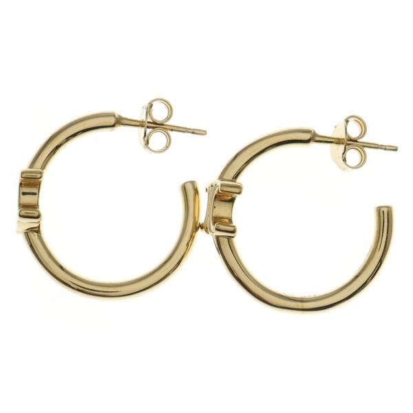 CELINE セリーヌ トリオンフ フープピアス ゴールド GP