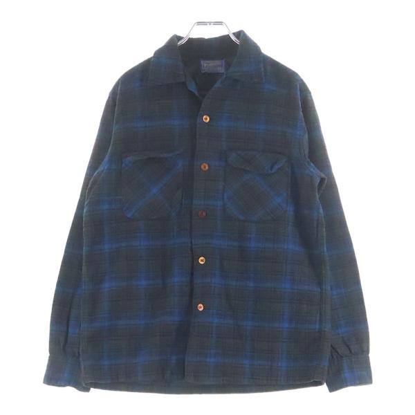 PENDLETON ペンドルトン 50-60S VINTAGE WOOL CHECK L/S SHI...