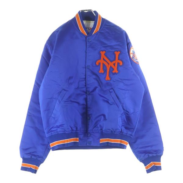 ヴィンテージ 80-90S スターター ニューヨクメッツ 裏地キルティング 中綿ジャケット スカジャ...